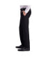 Фото #12 товара Comfort Stretch Solid Skinny Fit Flat Front Dress Pant