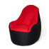 Pouffe GO GIFT Black Red Oxford tejido antidesgarros