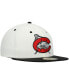 Фото #4 товара Men's White Carolina Mudcats Authentic Collection Team Alternate 59FIFTY Fitted Hat