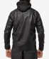 Фото #2 товара Men's Grainy Polyurethane Leather Hooded Jacket with Faux Shearling Lining
