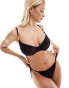 Ivory Rose Fuller Bust underwire bikini top in black