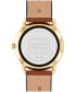 ფოტო #3 პროდუქტის Women's Elliot Saddle Leather Strap Watch 36mm