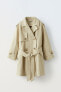 Фото #1 товара Пальто для девочек ZARA Long trench coat