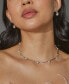 ფოტო #2 პროდუქტის Rhodium-Plated Cubic Zirconia & Imitation Pearl Vine 18" Adjustable Statement Necklace, Created for Macy's