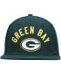 Фото #4 товара Men's Green Green Bay Packers Stacked Snapback Hat