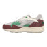 Фото #3 товара Diadora Eclipse Italia Radicchio Lace Up Mens Burgundy, Green, Grey Sneakers Ca