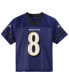 ფოტო #2 პროდუქტის Baltimore Ravens Lamar Jackson Baby Game Jersey