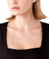 ფოტო #2 პროდუქტის Diamond Seven Stone Bezel Necklace (7/8 ct. t.w.) in 14k White Gold, 16" + 2" extender