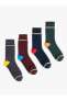 Фото #2 товара 4'lü Soket Çorap Seti Geometrik Desenli