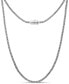 ფოტო #1 პროდუქტის Dragon Bone Round 2.5mm Chain Necklace in Sterling Silver