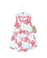 ფოტო #1 პროდუქტის Toddler Girls Organic Cotton Sleeveless Dresses, Coral Reef