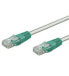 Wentronic CAT 6 Crossover Patch Cable - U/UTP - grey - green - 2m - 2 m - Cat6 - U/UTP (UTP) - RJ-45 - RJ-45 - фото #1