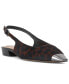 Sellyn Slingback Capped-Toe Flats