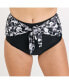 ფოტო #1 პროდუქტის Women's High Waisted Bikini Bottom With Front Tie