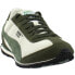 Фото #3 товара Puma Speeder Mesh Lace Up Mens Green, Off White Sneakers Casual Shoes 368452-02