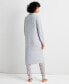 ფოტო #3 პროდუქტის Women's Knit Long-Sleeve Duster Robe, Created for Macy's