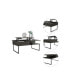 Фото #7 товара Lift Top Coffee Table Juvve, One Shelf, Carbon Espresso Onyx Finish