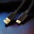 Фото #2 товара Kabel przewód do dysku USB-A 3.0 - Micro USB-B SuperSpeed 5Gb/s 1m czarny