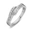 Charming silver ring with zircons SVLR0375XH2BI