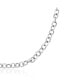 ფოტო #2 პროდუქტის Sterling Silver Oval Link Chain Necklace, 17 Inches