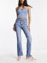 Levi's 725 high rise bootcut jeans in light wash blue