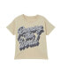 ფოტო #1 პროდუქტის Little Girls Poppy Short Sleeve Print T-shirt