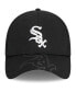 ფოტო #3 პროდუქტის Men's Black Chicago White Sox Top Visor 39THIRTY Flex Hat