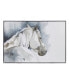 Фото #1 товара Derby Hand Embellished Horse Framed Canvas Wall Art
