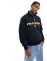 Фото #1 товара Polo Ralph Lauren Sport Capsule logo front half zip sweatshirt in black