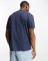 ASOS DESIGN essential relaxed t-shirt with crew neck in navy