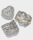 ფოტო #4 პროდუქტის Duo by EFFY® Diamond Statement Ring (1-1/10 ct. t.w.) in 14k White and Yellow Gold