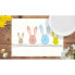 Фото #3 товара Салфетки для стола с пасхальными зайцами II (набор из 12 шт) от tischsetmacher