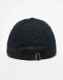 The Couture Club emblem logo denim cap in black