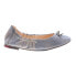 Фото #1 товара Bed Stu Bosworth F302001 Womens Gray Leather Slip On Ballet Flats Shoes 6