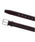 Фото #2 товара Men's 30MM Pebble Grain Leather Belt with Silver Buckle