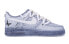 【定制球鞋】 Nike Air Force 1 Low 7 复古蝴蝶 手绘泼墨 浸染做旧 特殊鞋盒 低帮 板鞋 男款 黑灰 / Кроссовки Nike Air Force CW2288-111