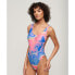 Фото #6 товара Купальник SUPERDRY Print Scoop Back Swimsuit "Мульти-мрамор" для плавания