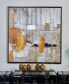 Фото #10 товара Canvas Abstract Framed Wall Art with Black Frame, 48" x 2" x 36"