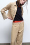 Trf coloured denim jacket