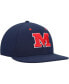 ფოტო #4 პროდუქტის Men's Navy Ole Miss Rebels Aero True Baseball Performance Fitted Hat