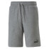 Фото #1 товара Puma Power Logo 10" Shorts Mens Grey Casual Athletic Bottoms 84979503
