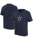 Фото #1 товара Футболка для малышей Nike с надписью команды Dallas Cowboys, темно-синяя