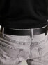 Фото #5 товара Levi's Seine leather belt in black with logo