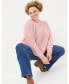 ფოტო #2 პროდუქტის Plus Size Ella Textured Sweater