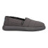 Фото #1 товара TOMS Alpargata Scuff Slip On Womens Grey Sneakers Casual Shoes 10018971T