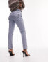 Topshop Hourglass Original high rise Mom jeans in bleach Белый, W26 L32 - фото #2