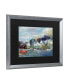 Фото #2 товара Richard Wallich Dock Matted Framed Art - 20" x 25"