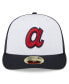 Фото #2 товара Men's White Atlanta Braves 2024 Batting Practice Low Profile 59FIFTY Fitted Hat