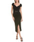 Фото #1 товара Платье женское Maison Tara Savannah Midi Dress 52 дюйма черное