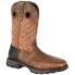 Фото #2 товара Мужские рабочие ботинки Durango Maverick Xp Steel Toe Waterproof Eh Western Work коричневого цвета